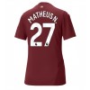 Manchester City Matheus Nunes #27 Tredjedrakt Kvinner 2024-25 Kortermet